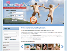 Tablet Screenshot of de.naturistmingle.com